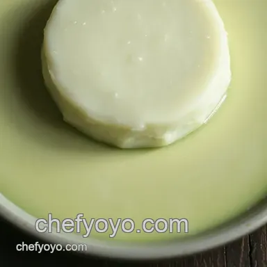 Delightful Vietnamesisk Dessert: Sweet Coconut Rice Cake with Pandan Custard Recipe Card
