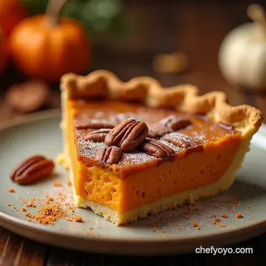 Cross Sweet Potato Pie With Pecan Swirl Thanksgiving Bliss Recipe Card