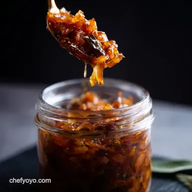 Sweet Savory Onion Jam Recipe Better Than StoreBought Recipe Card