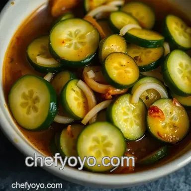 Delicious & Easy Bread and Butter Cucumber Pickle Recipe You'll Love Recipe Card