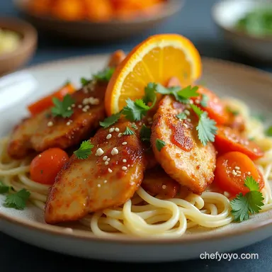 SynFree Fanta Chicken Sticky Orange Fakeaway Recipe