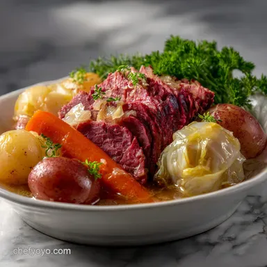 Instant Pot Corned Beef: Fork Tender Brisket Recipe Recipe Card