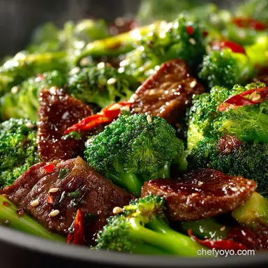 Tender Beef and Broccoli Stir Fry The Secret to Silky Glossy Takeaway Sauce Recipe Card