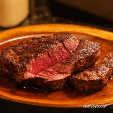 Juicy Broiled Steak Recipe Steakhouse Secret at Home Recipe Card