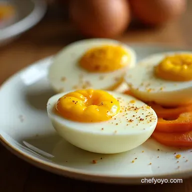 The Golden Yolk Foolproof Hard Boiled Eggs No Green Rings Recipe Card