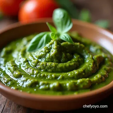 Authentic Basil Pesto Your New Favourite Summer Sauce Recipe Card
