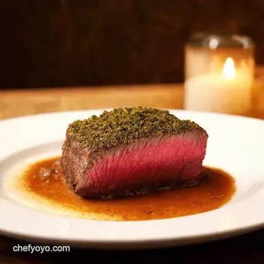 The Showstopper Your Next Special Occassion Meal HerbCrusted Beef Recipe Card