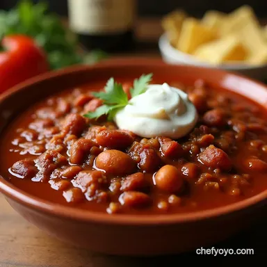 The Best Chili Recipe AwardWinning Texas Red No Beans Recipe Card
