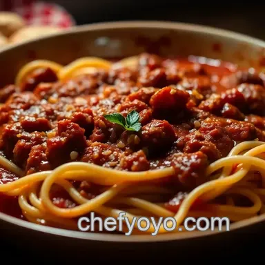 Best Spaghetti Sauce Recipe: Slow-Simmered Family Favorite! Recipe Card