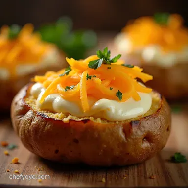 The Fluffy Baked Potato Crispy Skin Cloud Interior Recipe Card