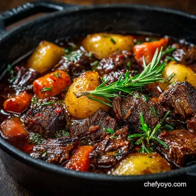 The Best Beef Stew Rich Hearty Comfort Food Recipe Card