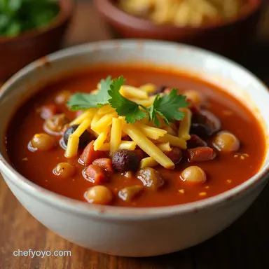 Hearty SlowSimmered Taco Soup Easy Weeknight Comfort Recipe Card