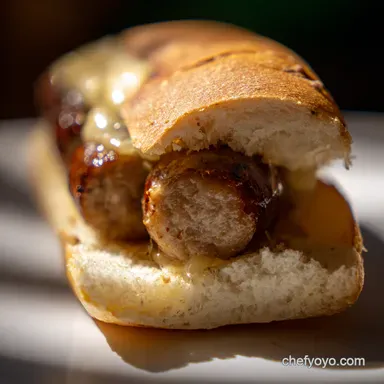 The Best Italian Sausage Sandwich Street Food at Home Recipe Card