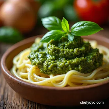 The Ultimate 15Minute Fresh Basil Pesto Recipe Recipe Card
