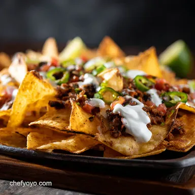 Best Pub Style Nachos Recipe Ultimate Loaded Nachos Recipe Card