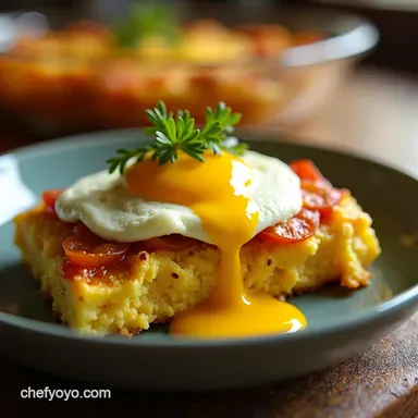 Easy Make Ahead Eggs Benedict Casserole Recipe Recipe Card