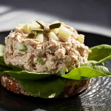 The BEST Tuna Salad Recipe with Egg Classic Comfort Recipe Card