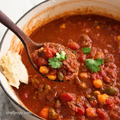 Easy Chili Recipe The Weeknight Wonder Chili Recipe Card