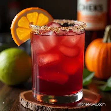 Witches Brew Bloody Halloween Cocktails Margarita Recipe Card