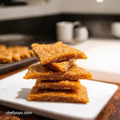 This Easy Sesame Brittle Recipe Easier Than You Think Recipe Card