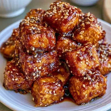 Toasted Sesame Tofu Recipe: Crispy Recipe Card