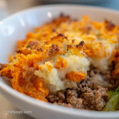 Easy Turkey Shepherds Pie A Sweet Potato Twist Recipe Card