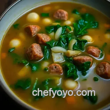 Zuppa Soup Perfection: Tuscan Sausage & Kale Soup Recipe Card