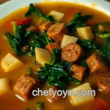 Zuppa Soup Perfection: Tuscan Sausage & Kale Soup Recipe Card