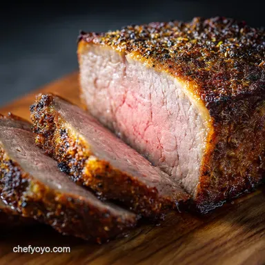 Air Fryer Roast Beef: Perfect Medium-Rare, Crispy Crust, Quick Dinner Recipe Card
