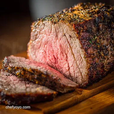 Air Fryer Roast Beef: Perfect Medium-Rare, Crispy Crust, Quick Dinner