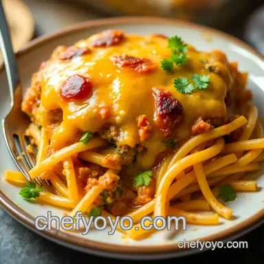 Ultimate Cheeseburger Casserole: My Weeknight Go-To Recipe Card