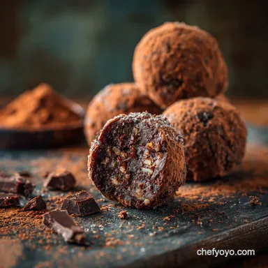 Brownie Truffles: The Ultimate Fudgy, No-Bake Candy Recipe Recipe Card
