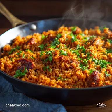 Ultimate Nigerian Jollof Rice Recipe Achieve the Party Smoke Flavour Recipe Card