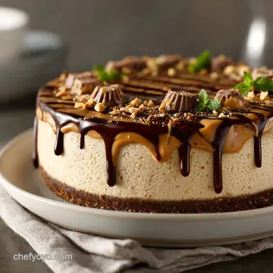 Vegan Peanut Butter Cup Cheesecake: The Ultimate No-Bake Recipe Recipe Card