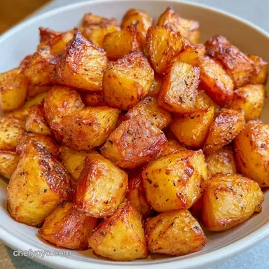 Vegetarian Roasted Potatoes: Crispy Recipe Card