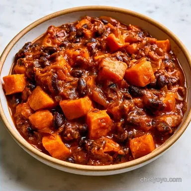 Vegetarian Sweet Potato Chili for 6
