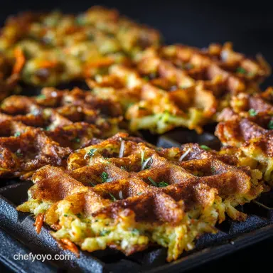 Veggie Latkes Waffle Iron The Crispiest NoFuss Healthy Brunch Recipe Recipe Card