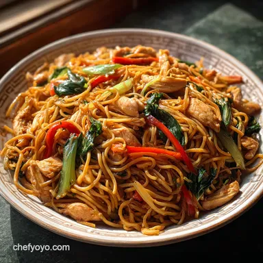 Chicken Chow Mein Recipe: Crispy Noodles in 25 Minutes