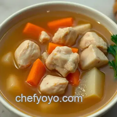 Velvety Pressure Cook Chicken Broth: Comfort in a Bowl Recipe Card