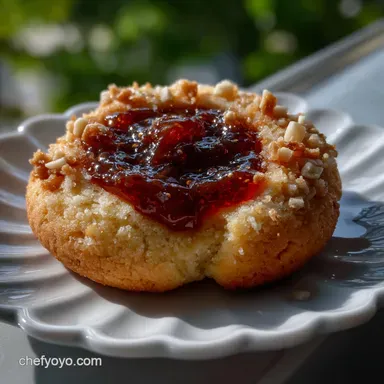 Thumbprint Cookie Recipe: Velvety Crumb, Tart Jam Center Recipe Card