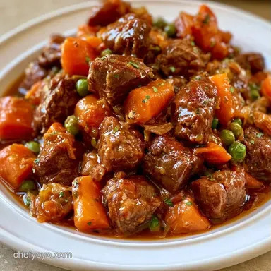 Venison Vegetable Soup for 10 Servings Recipe Card