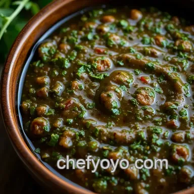 Easy & Flavorful Chimichurri Main Ingredients: My Go-To Herb Sauce Recipe Card