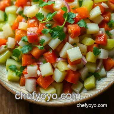 Easy & Refreshing Nopal Salad: A Flavorful Mexican Treat Recipe Card