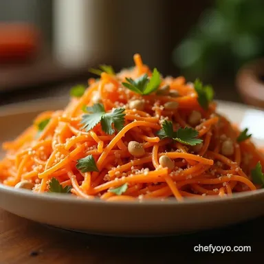 The Ultimate TikTok Raw Carrot Salad Recipe 15 Mins Recipe Card