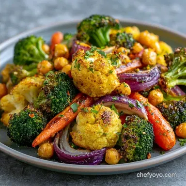 Weeknight Roasted Veggie Bowl for 4