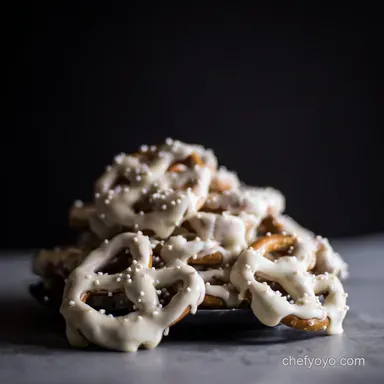 White Chocolate Bliss Easy Covered Pretzels for Every Occasion Recipe Card