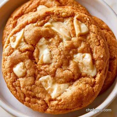 White Chocolate Chunk Cookies in 25 Min Recipe Card