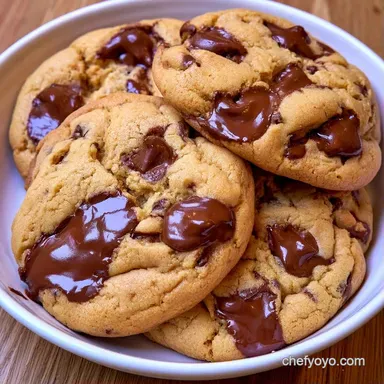Chewy White Sugar Chocolate Chip Cookies Recipe Card