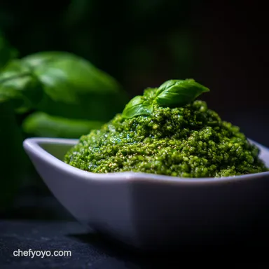WhizzBang simple pesto recipe Garden to Table in Minutes Recipe Card