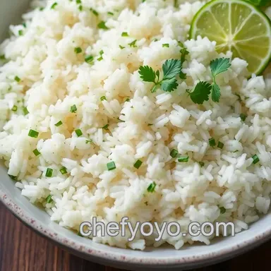 My Favorite Cilantro and Lime Rice Recipe: Easy & Zesty Delight Recipe Card
